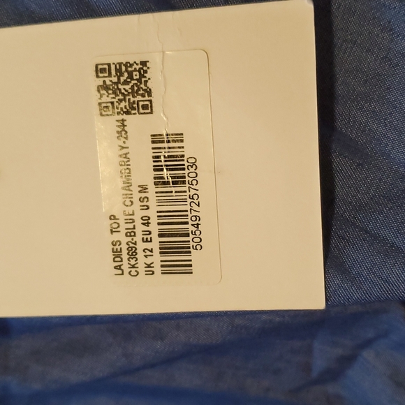 Glamorous denim cut out back crop top - Picture 5 of 5